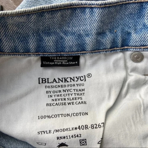 NWT BLANKNYC Vintage High Waist Denim Shorts - Picture 7 of 7